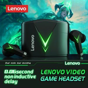 100% New Original Lenovo Lp6 Gm1 Gm5 Tws Gaming Earphone 1