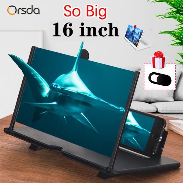 16 Inch 3D Mobile Phone Screen Magnifier HD 1