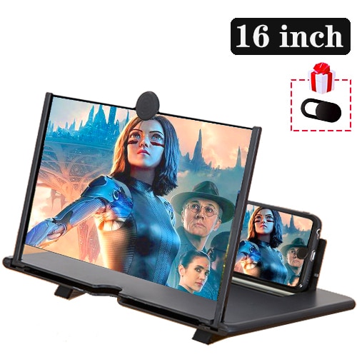 16 Inch 3D Mobile Phone Screen Magnifier HD – Black 7