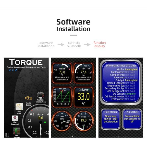 Car Diagnostic Tool – Bluetooth Code Scanner 5