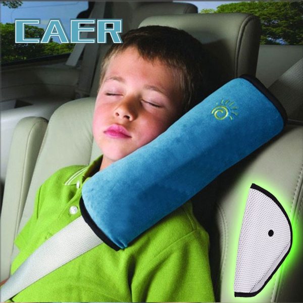 Car Safety Belts Pillows Cover For Kid Children Baby Travel Sleep Positioner Protect Auto Seatbelt Adjust Plush Cushion Shoulder – Seat Belt Accessories 1