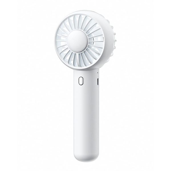 Mini Portable Fan Handheld Usb Charging Fan Cooling Electric Fan 3 Speed Adjustment Powerful Dual Motor Outdoor Travel – Fans – White 7