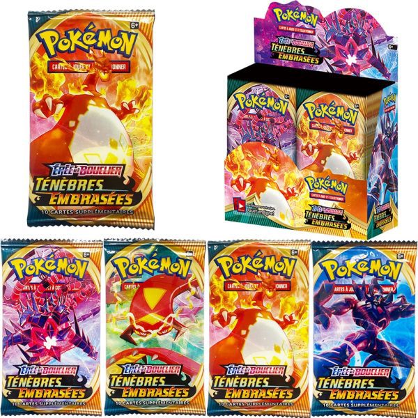 Latest Version Brilliant Stars Of Pokemon Gx Ex Team Collectible Trading Cards Game Collection Box Card Gifts For Kids Toys – Game Collection Cards – D-4 Bag 11