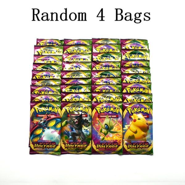 Latest Version Brilliant Stars Of Pokemon Gx Ex Team Collectible Trading Cards Game Collection Box Card Gifts For Kids Toys – Game Collection Cards – B-4 Bag 9