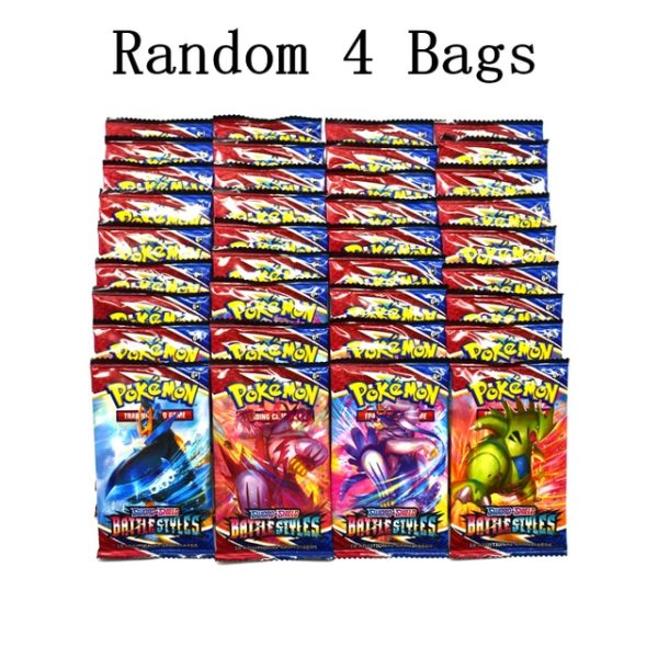 Latest Version Brilliant Stars Of Pokemon Gx Ex Team Collectible Trading Cards Game Collection Box Card Gifts For Kids Toys – Game Collection Cards – C-4 Bag 10