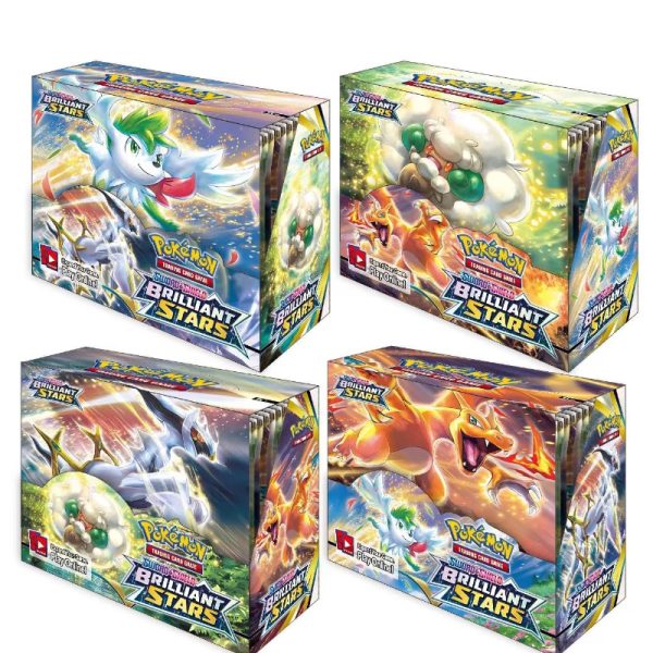 Latest Version Brilliant Stars Of Pokemon Gx Ex Team Collectible Trading Cards Game Collection Box Card Gifts For Kids Toys – Game Collection Cards 1