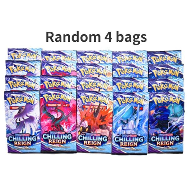 Latest Version Brilliant Stars Of Pokemon Gx Ex Team Collectible Trading Cards Game Collection Box Card Gifts For Kids Toys – Game Collection Cards – X-4 Bag 16