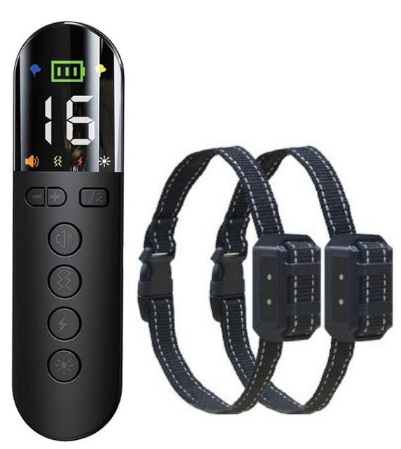Dog Training Electronic Collar 1200m Range Remote – with 2 collar set 8