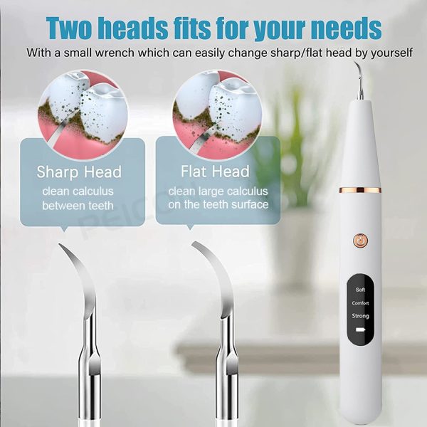 Ultrasonic Dental Scaler For Teeth Tartar Stain Tooth Calculus Remover Electric Sonic Teeth Plaque Cleaner Dental Stone Removal – Oral Irrigator 6