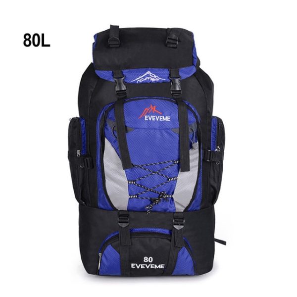 Large Capacity Travel, Hiking, Camping Back Pack 90L 80L| - 80L Blue Bag 14