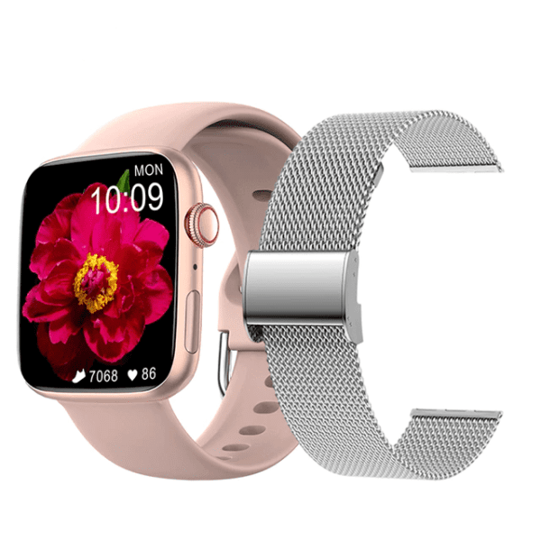 Customizable Smart Watch – With Steel Strap [6144] 23
