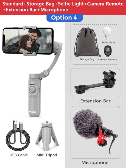 Axnen Hq3 3-axis Foldable Smartphone Handheld Gimbal Cellphone Video Record Vlog Stabilizer For Iphone 13 Xiaomi Huawei Samsung – Handheld Gimbals – Option 4 10