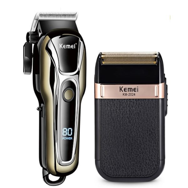Kemei Clipper Electric Hair Trimmer for men Electric shaver professional Men's Hair cutting machine Wireless barber trimmer|Hair Trimmers| – set 01 10