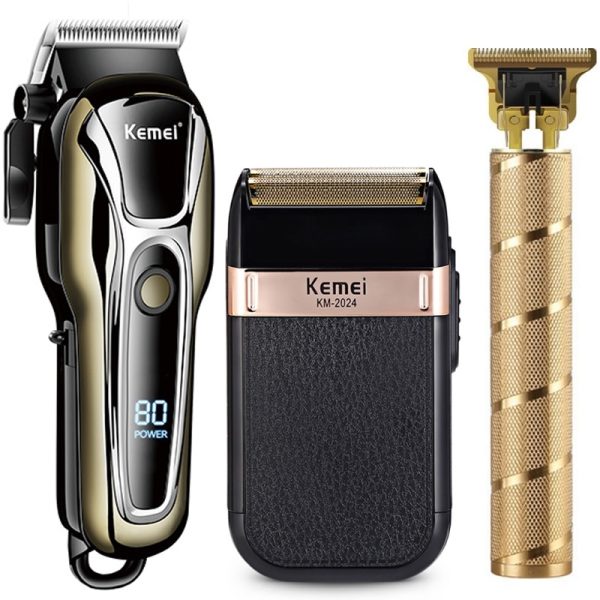 Kemei Clipper Electric Hair Trimmer for men Electric shaver professional Men's Hair cutting machine Wireless barber trimmer|Hair Trimmers| 1