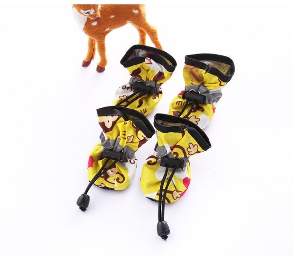 Pet Dog Shoes Waterproof Chihuahua Anti-slip Boots Zapatos Para Perro Puppy Cat Socks Botas Sapato Para Cachorro Chaussure Chien - Dog Shoes - Little yellow monkey 13