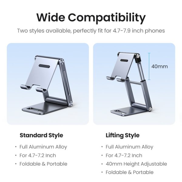 Cell Phone Holder Stand Aluminum 4