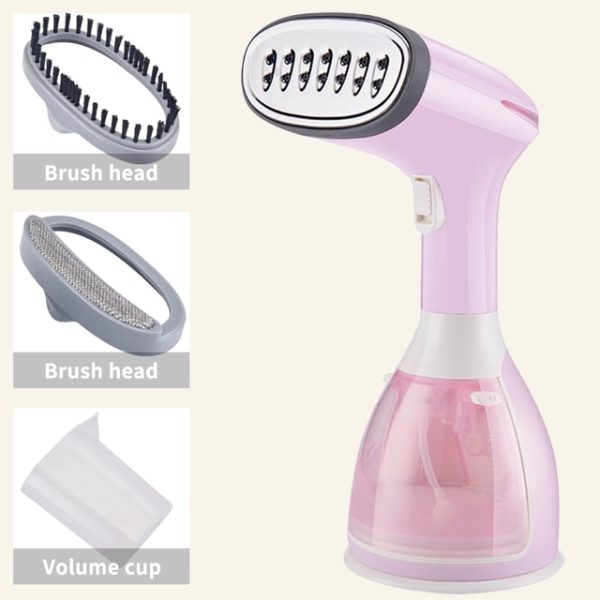 Saengq Handheld Garment Steamer 1500w Household Fabric Steam Iron 280ml Mini Portable Vertical Fast-heat For Clothes Ironing – Garment Steamers – Pink TY122 7